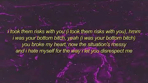 Tink - Bottom B*tch (Lyrics) | we could've been perfect i just needed you to fight more