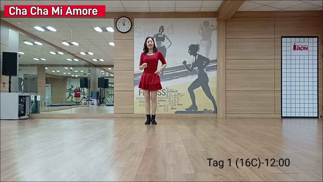 Cha Cha Mi Amore Line dance/High Beginner/차 차 미 아모르 라인댄스 