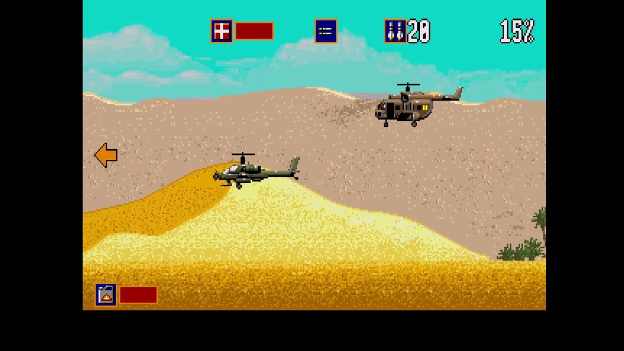 Gunship U Genesis Megadrive