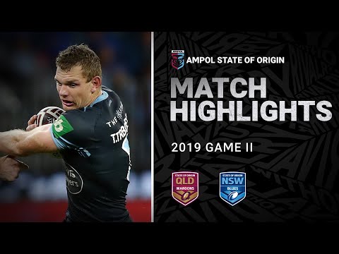 Qld Maroons V Nsw Blues Match Highlights | Game Ii, 2019 | State Of Origin | Nrl