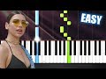 Dua Lipa - New Rules - EASY Piano Tutorial by PlutaX