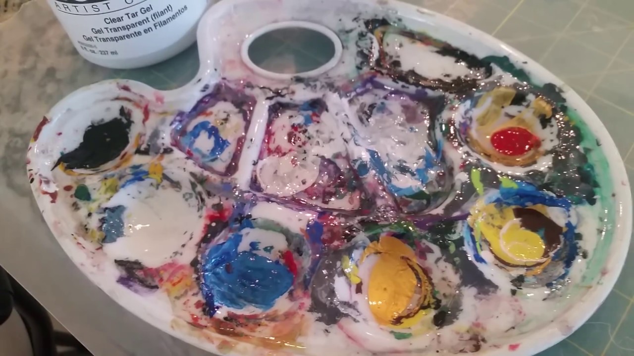 Oddly Satisfying Attempting To Remove Dried Acrylic Paint From A Oddly Satisfying Attempting To Remove Dried Acrylic Paint From A