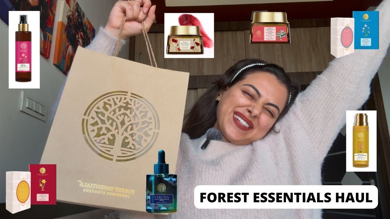Forest Essentials Haul 🎀 || Luxury Skincare || First Time from FOREST ...