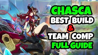 Best Chasca Builds &amp; Team Comps – Full Guide In 30 Secs! #genshinimpact #viral #video #gamer #games