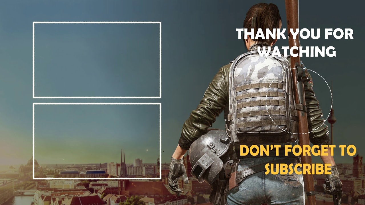 PUBG YouTube End Screen (CAES001) Outro | Creators Archive