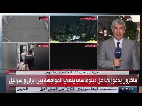 قلق ماكرون من التصعيد الإسرائيلي ودعوة لإيران للمفاوضات