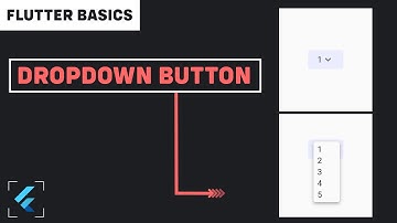 Flutter Tutorial - Dropdown Menu in Flutter