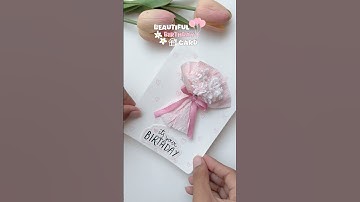 DIY beautiful birthday card💐✨💝 #shorts #birthday #boutique #diy #cute