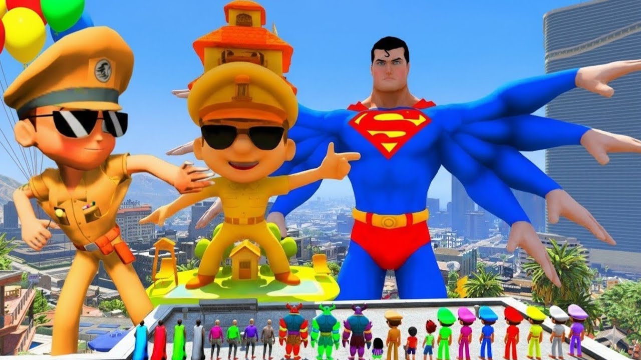 LITTLE SINGHAM WITH SHIVA KICKO SHINCHAN FOUND BIGGEST EVER KICKO IN GTA 5 #143