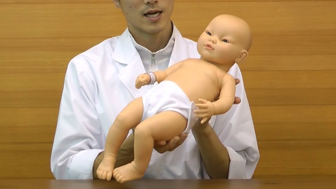 新生児ケア練習用マネキン おむつ交換や清拭き 洋服の着替に W Youtube