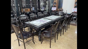 bàn ăn rẻ quạt cẩn ốc, bàn ghế ăn khảm ốc, đồ gỗ khảm ốc