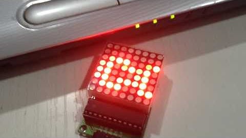 MAX7219 DOT MATRIX DISPLAY AND ARDUINO TEST CODE