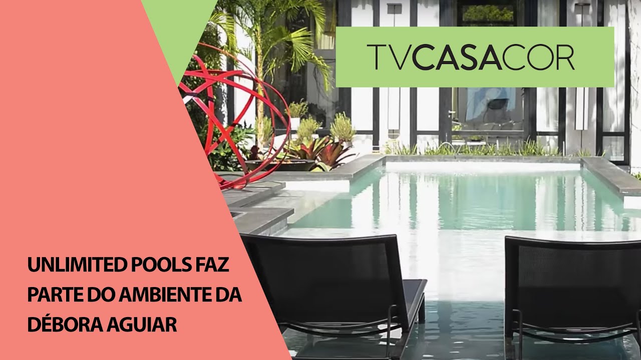 Unlimited Pools faz parte do ambiente de Débora Aguiar na CASACOR SP 2018 cozinhas pequenas e simples