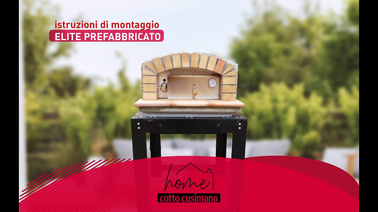 Istruzioni di montaggio forno Elite Prefabbricato Cotto Cusimano - YouTube