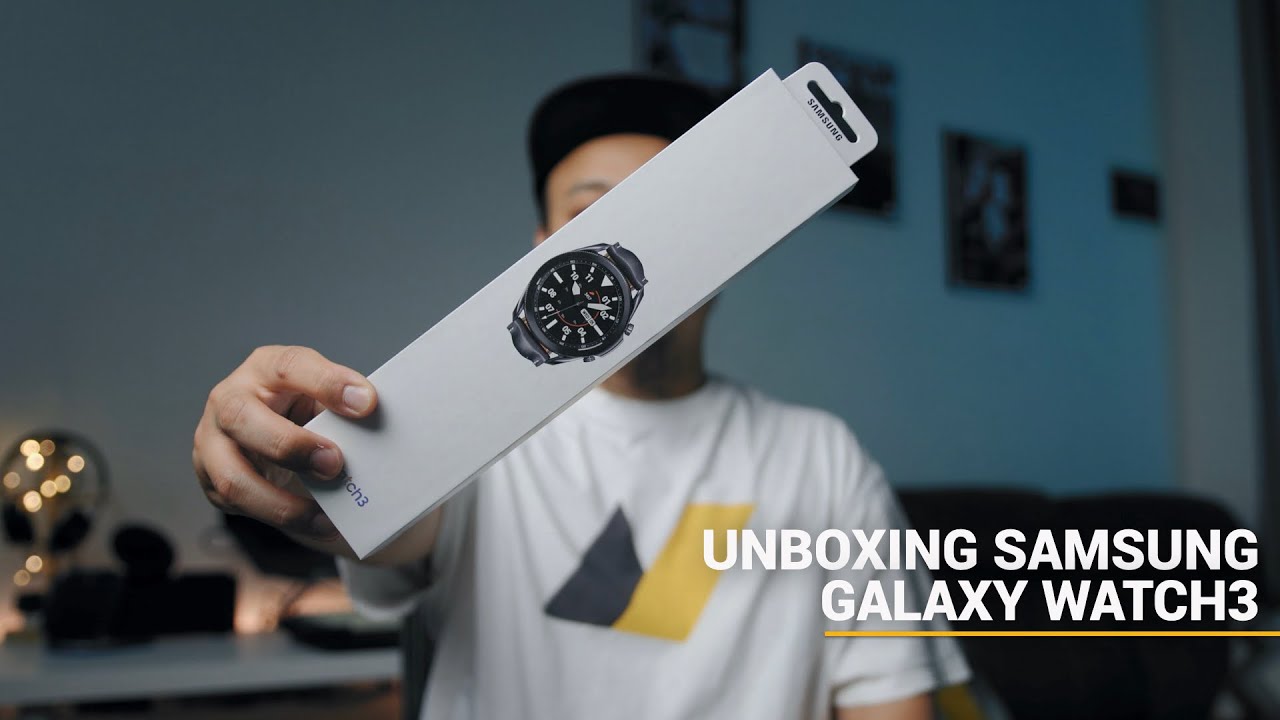 Unboxing Samsung Galaxy Watch3 Resmi 