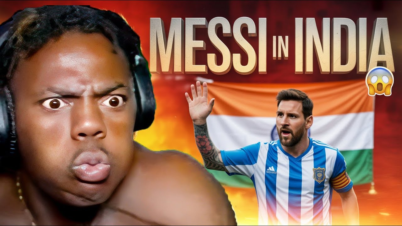 IShowSpeed Reacts to MESSI Visiting INDIA 🇮🇳😲