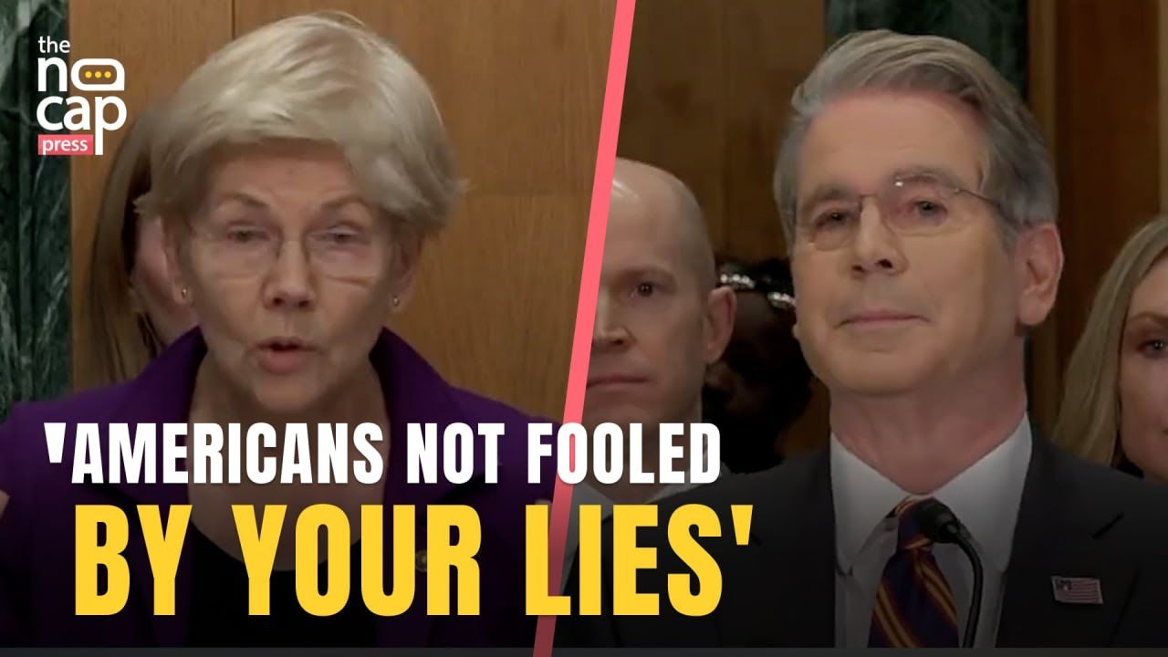 Watch: Elizabeth Warren, Scott Bessent's Heated Argument Over Inflation, Fed Chair & Trump's Jokes