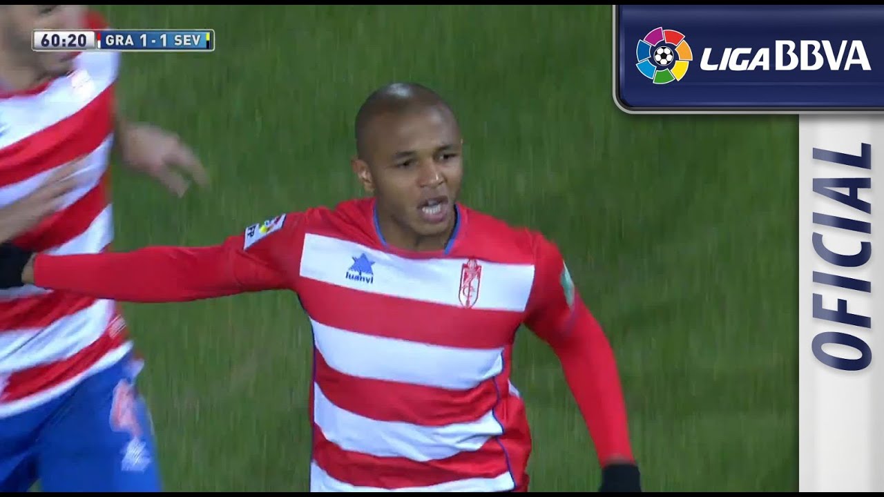 Gol de Brahimi (1-1) en el Granada CF - Sevilla FC - HD