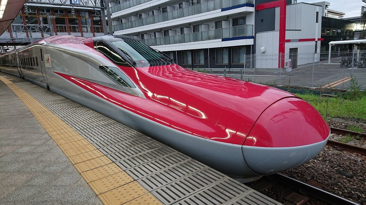 【右側面車窓(大曲まで左側面) 速度計】 秋田新幹線 こまち6号 秋田 → 東京 【角館、田沢湖通過】