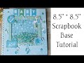Scrapbook base Tutorial | How To Make Scrapbook Base,Hinge and pocket pages | Scrapbook part-1