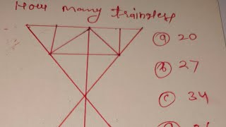 How many triangles।। Counting figure।। MP hospital assistant maths।। SSC Reasoning 