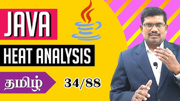 #34 Heat Analysis Java Program || Core Java in Tamil