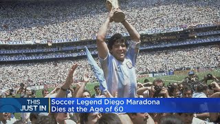 Soccer Legend Diego Maradona Dead At 60