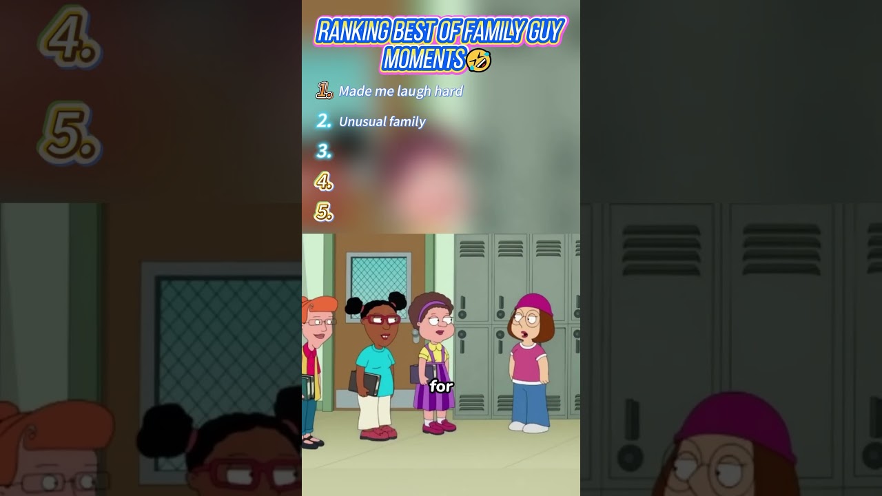 In this short, we’re ranking the best moments from family guy. #familyguy #funnymoments #comedy