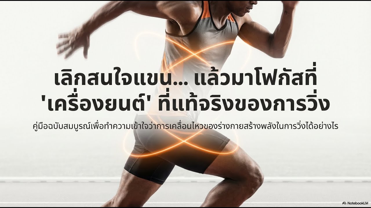 การแกว่งแขนในการวิ่งที่เราเข้าใจอาจจะผิด