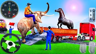 Farm Animal Truck Transport Simulator - Real Zoo Transporter Offroad Driving - Android GamePlay screenshot 2