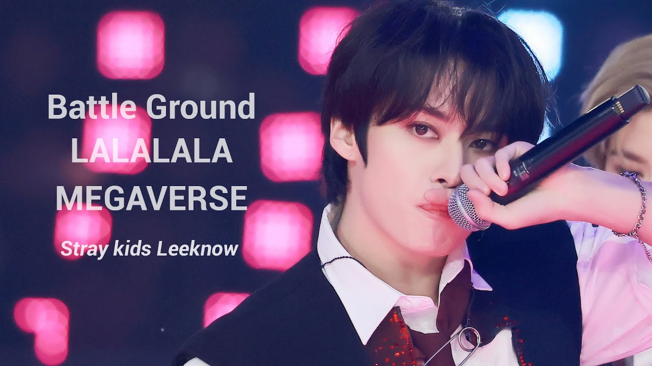 [4K] 231225 스트레이키즈 리노 - Battle Ground + 락 + MEGAVERSE @ SBS 가요대전 (Stray kids Leeknow focus)