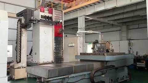 AWEA CNC HORIZONTAL BORING MILL Operating Video-02