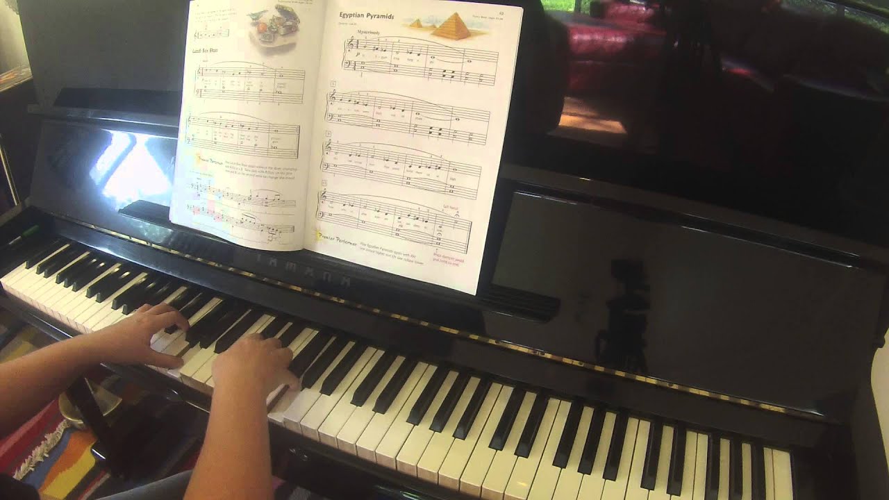 Egyptian Pyramids Alfred's Premier Piano Course Lesson book 1B YouTube