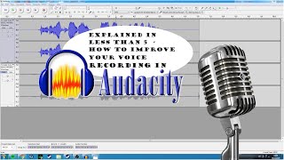 How to improve your Voiceover in Audacity  (Podcasts, Voiceovers) - Explained in less than 5
