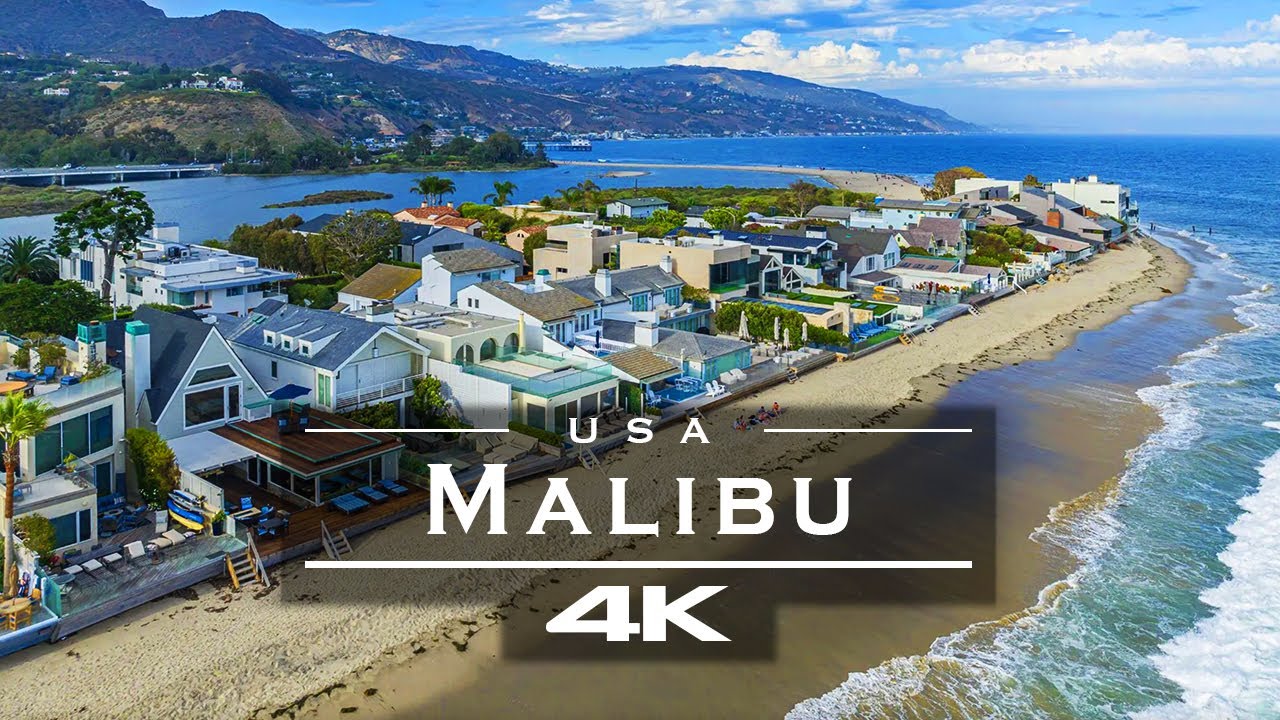 Malibu - USA 🇺🇸 - by drone [4K]