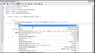 Save Console output into a file using java