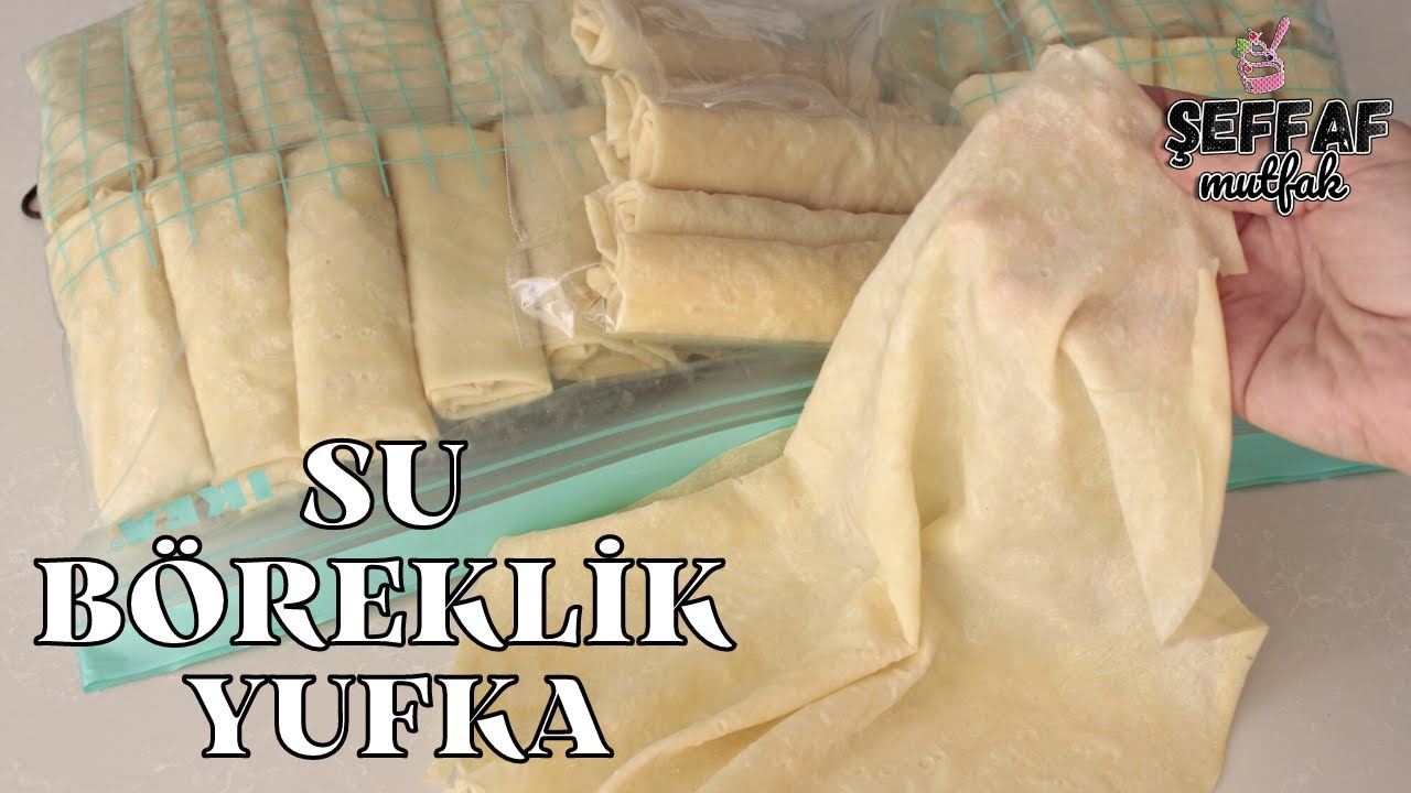 Derin Dondurucuda Su Böreklik Yufka 👉🏻Hazırla Dondur Pişir 💯