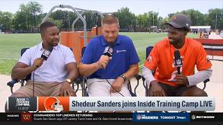Shedeur Sanders on Browns QB1 battle with Deshaun Watson, Gabriel & Taylen | Inside Training Camp