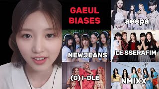 Download lagu IVE GAEUL names her biases in 4th gen girl groups