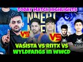 Rntx Vs Vasista Esports Vs Wyldfangs In wwcd Fight😱Today Wwcd Match Fight🎯