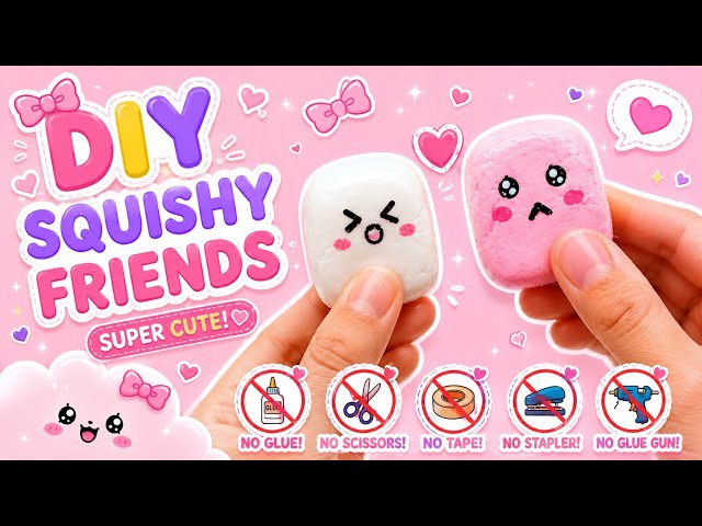 I Made the CUTEST Squishy from Clay! 😍💗 | DIY Kawaii Craft - YouTube