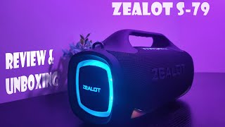 ZEALOT S-79 Bluetooth speaker (Unboxing and Review)