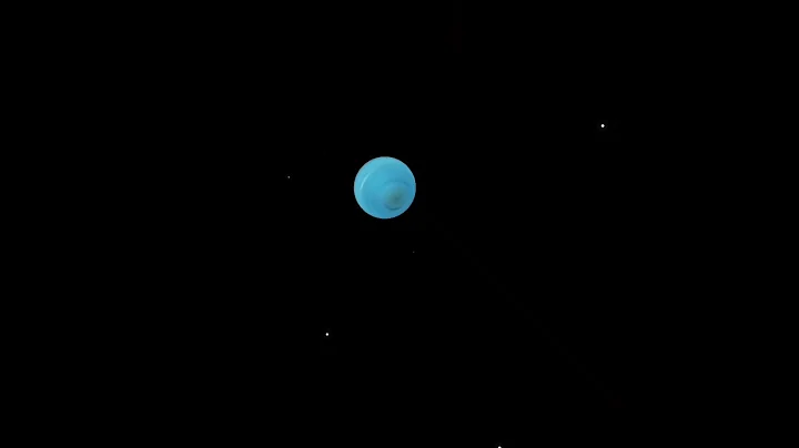 April 14th - I captured Uranus with its 10 out of 27 moons😊 #shortsfeed #space #viral