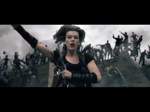 Элис и её друзья спасаются от зомби Обитель зла 4 Жизнь после смерти 2010