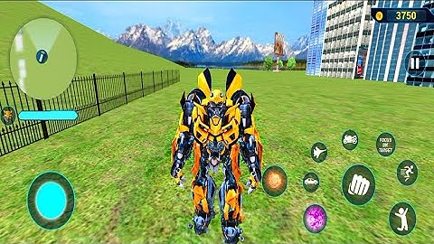 Bumblebee Multiple Transformation Jet Robot Car Game 2020 - Android Gameplay