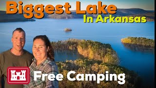 Lake OuachitaThe BIGGEST lake in ARKANSAS  Free Camping at a Army Corps of Engineers Campground