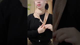 Elegant Silk Scarf Tying Method Instantly Elevate Your Look