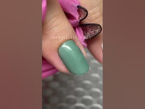 Реставрация травмированного ногтя, покрытие гель-лаком #маникюр # ...