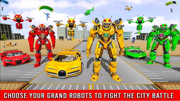 Bee Robot Car TransFormation Game New Robot Game 2021 | Gaming Stunt
