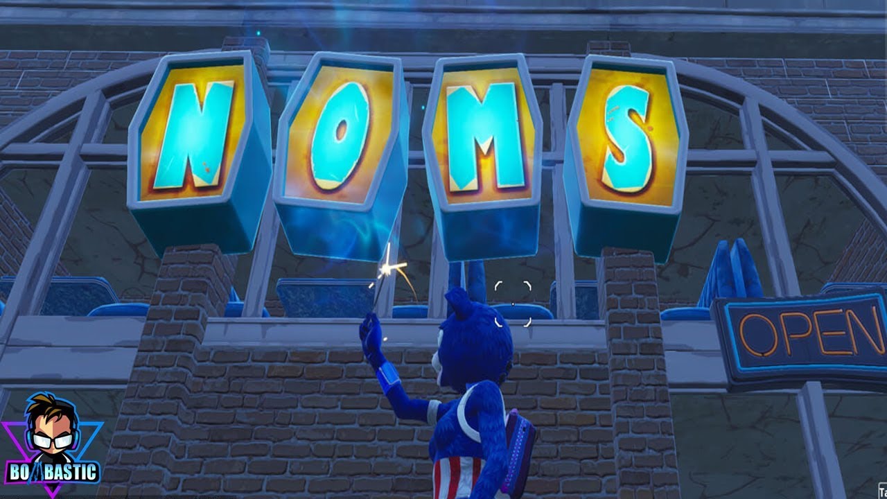 Fortnite Season 7 Week 4- All Letter Locations - N O M S - YouTube